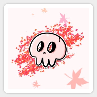 Cute pink skulls Sticker